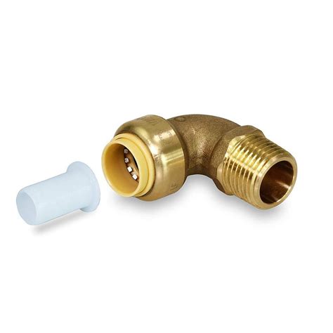 The Plumber S Choice In Brass Push To Connect Push X Male