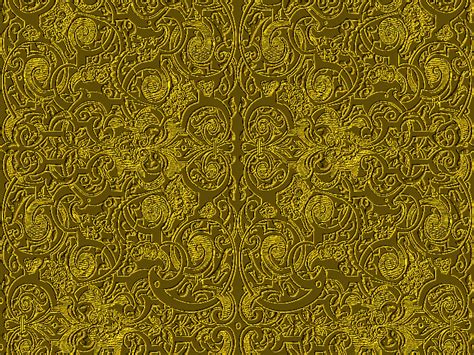 Seamless Golden Ornament Pattern Decor And Ornaments Textures For