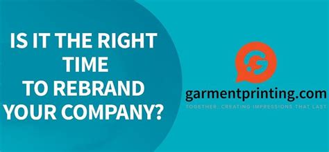 when is the right time to rebrand your business