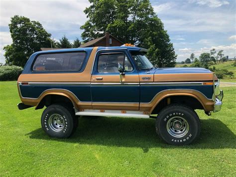 1978 Full Size Ford Bronco Custom Xlt W Factory 460 Classic Cars For