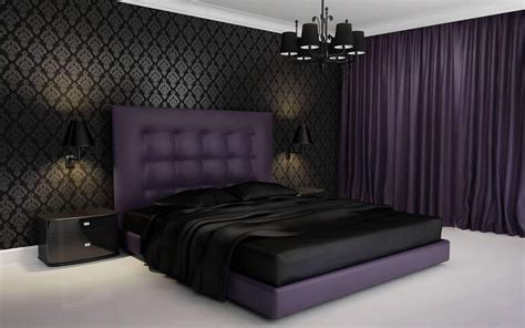 indulge in the ultimate luxury of a purple bedroom