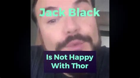 Jack Black En Polémica Con Thor Ragnarok Youtube