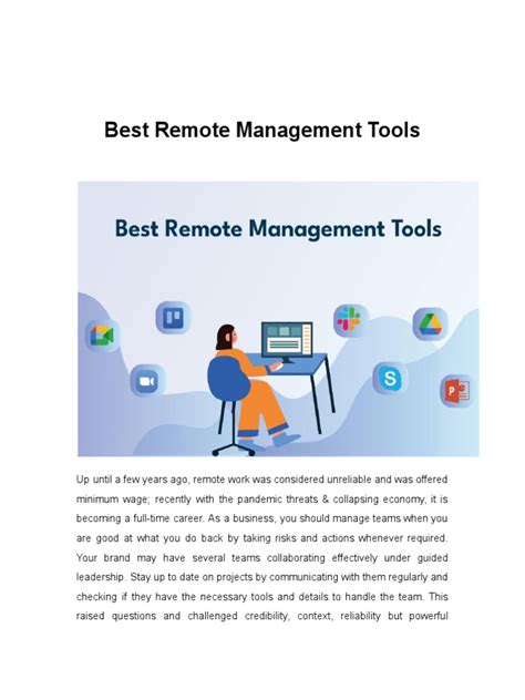 Best Remote Management Tools Pdf Computer File Cloud Computing