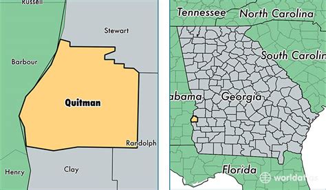 Quitman County Georgia Map Of Quitman County Ga Where Is Quitman