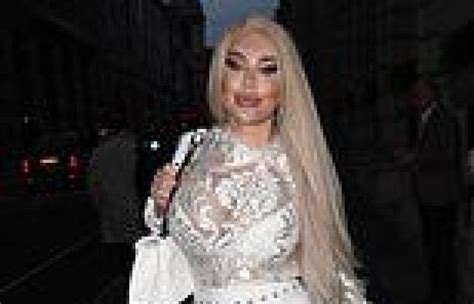 Jessica Alves Flaunts Her Eye Popping Curves In A Sheer White Lace Top And