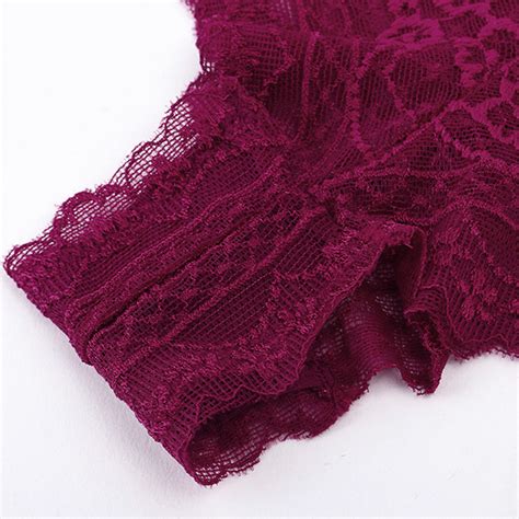 Women Sexy Crochet Lace Seamless Low Waist Thongs Underwear Cheekinis At Banggood