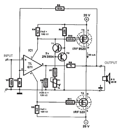 Basic Inverter Circuit Diagram Using Mosfet