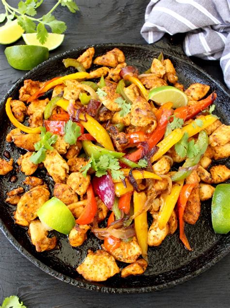 How to marinate and cook chicken fajitas the cutlets are marinated for a minimum of 30 minutes (an hour or longer is best) in a spicy marinade with chili powder, cilantro, and jalapeño. Easy Chicken Fajitas Recipe with Mango Habanero Salsa ...