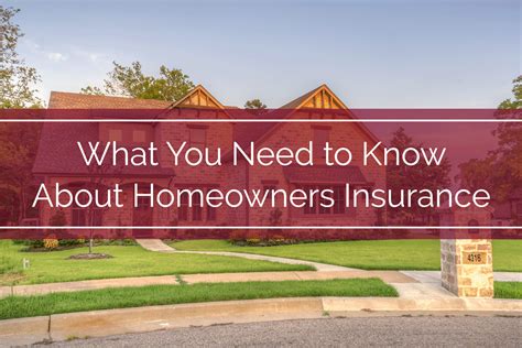 Blog What You Need To Know About Homeowners Insurance Bank Of The