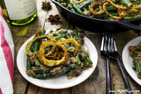 I thought i would just point out the modifications that i made to it and then you can visit susan's wonderful website for the full recipe. Vegan Green Bean Casserole | FaveHealthyRecipes.com