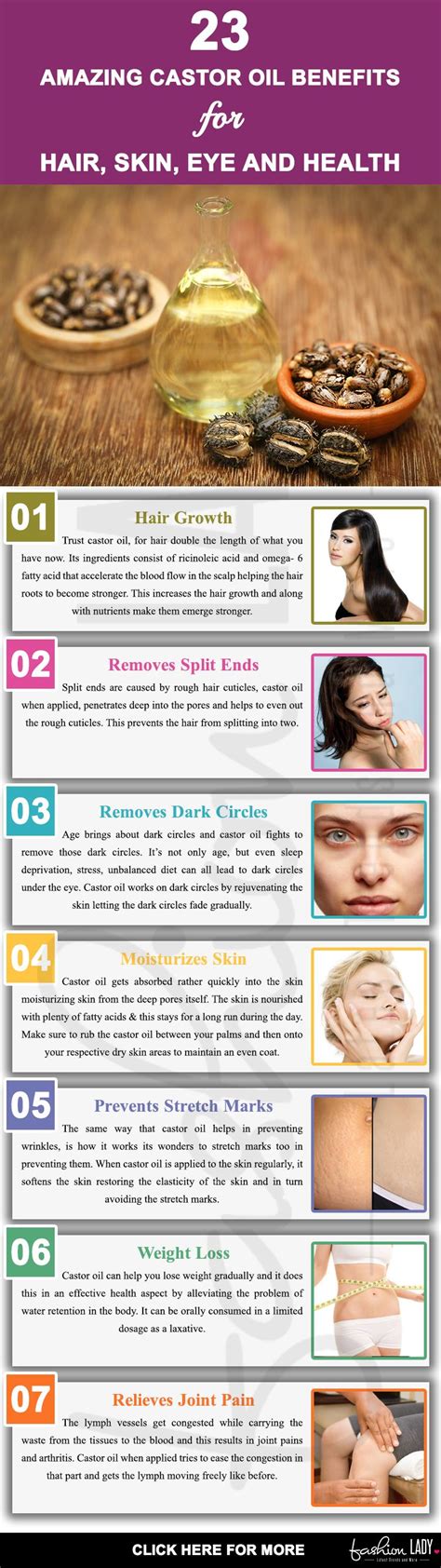 23 Amazing Castor Oil Benefits Hair Skin Eye And Health With
