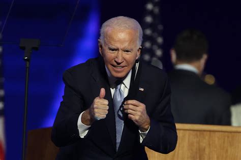 Joe Biden Gives First Speech As President Elect “this Is The Time To