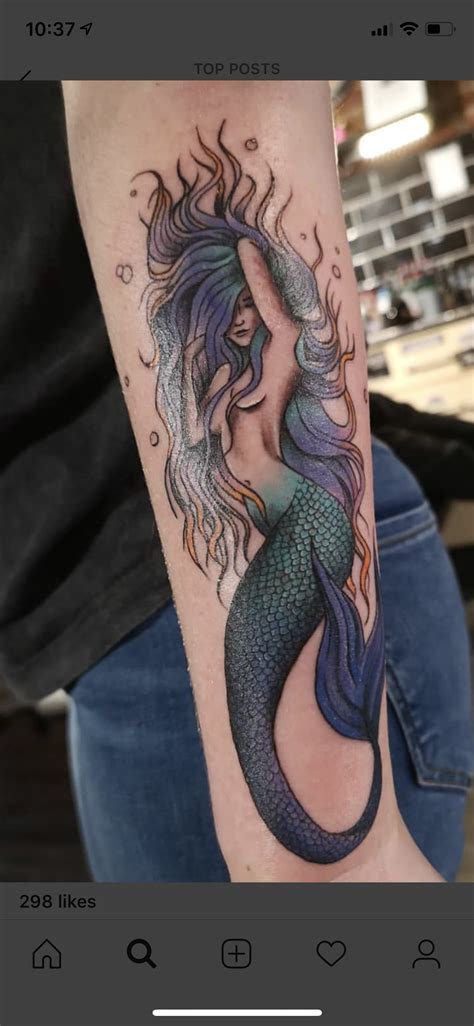 Mermaid Love Mermaid Tattoo Designs Mermaid Tattoos Mermaid Sleeve