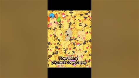 How Many Pikachus Do You See Shortvideo Youtube
