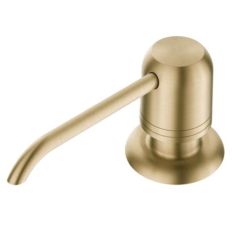 Soap dispenser gold bathroom hand liquid soap dispenser/kitchen soap dispenser stainless steel shampoo bottles. KRAUS Kitchen Soap Dispenser in Brushed Gold-KSD-32BG - The Home Depot