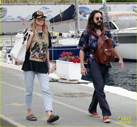 Heidi Klum Passionately Kisses Husband Tom Kaulitz On A Boat In Capri