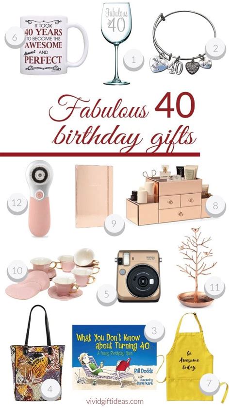 Birthday gifts for friends ideas (2), weddings eve. Fabulous 40th Birthday Presents For Her | 40th birthday ...