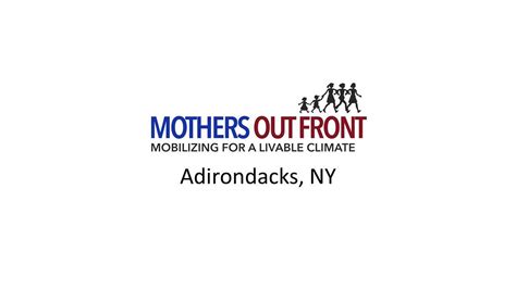 Adirondack Mothers And Others Out Front Nys