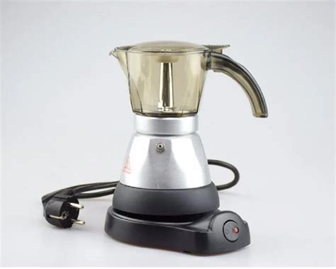 Free Shipping Cappuccino Electrical Stainless Steel Coffee Mocha Pot