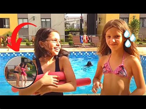 Desafio da piscina | cute teen girls swimming pool challenge 28. Milena - Desafio da Piscina - YouTube