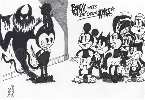 Bendy And The Ink Cartoon Stars By Felixtoonimefanx360