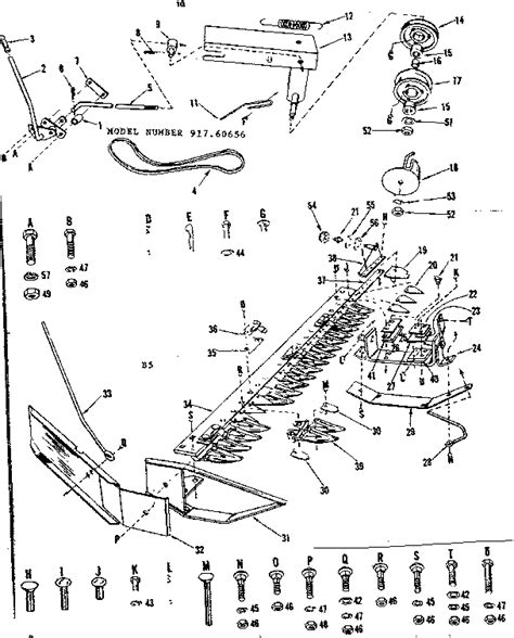 Sickle Bar Mower Parts Diagram