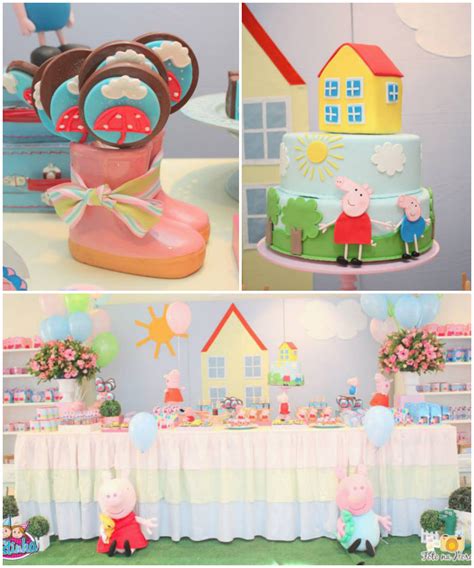 Karas Party Ideas Peppa Pig Themed Birthday Party Ideas Decor