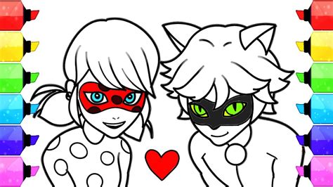 Miraculous Ladybug Coloring Pages How To Draw And Color Ladybug And