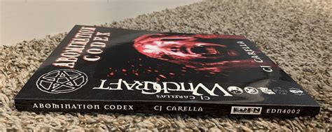 Witchcraft Abomination Codex Book Cj Carella Rpg Roleplay Ebay
