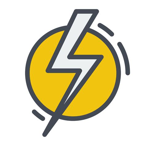 Electric Electricity Energy Power Sign Thunder Icon Free Download