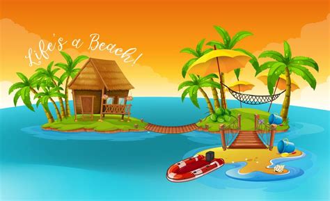 Some of the technologies we use are necessary for critical functions like security and site integrity, account authentication, security and privacy preferences, internal site usage and maintenance data, and to make the site work correctly for browsing and transactions. Summer holiday with cottage on the tropical island 414571 ...