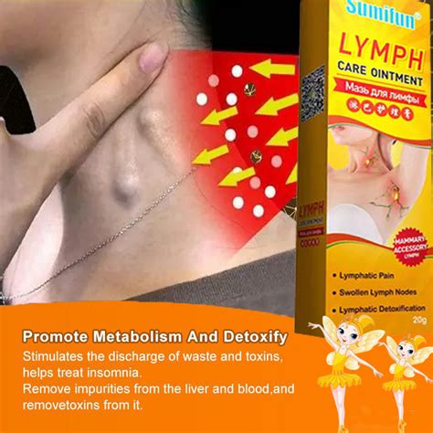 Lymphatic Detox Cream Armpit Lymph Nodes Neck Lymph Anti Swelling Herbs