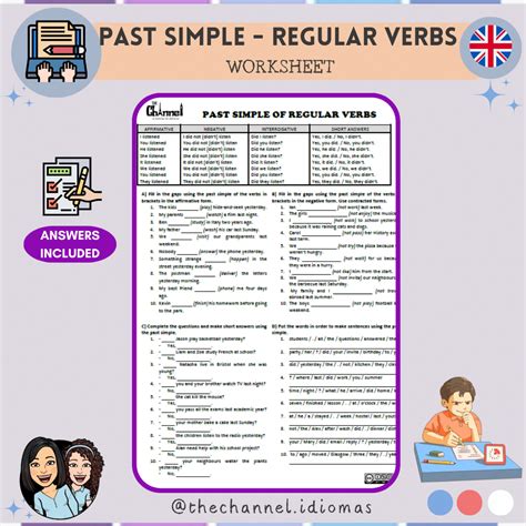 Past Simple Of Regular Verbs Worksheet Kumubox