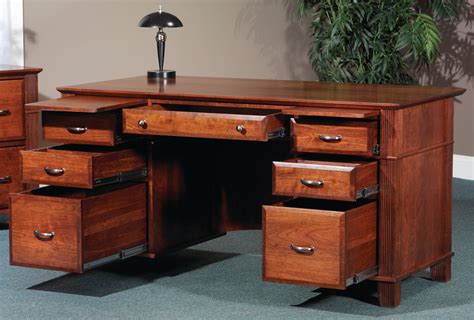Arlington Solid Wood Executive Desk Space Furniture Office Furniture