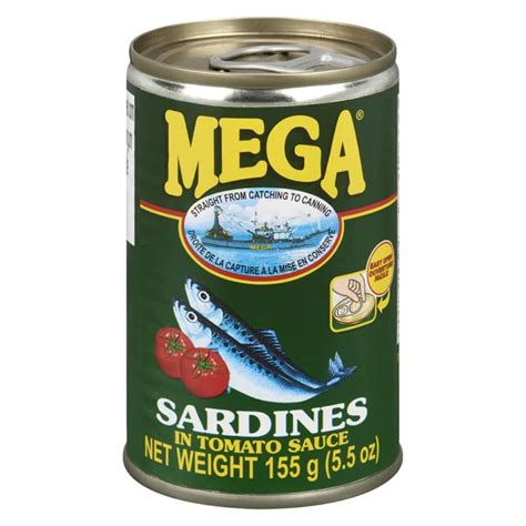 Mega Sardines Original Tomato Sauce 155g Corinthian Distributors