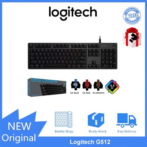 Logitech G512 คีย์บอร์ดเล่นเกม แบบใช้สาย Rgb มีไฟแบ็คไลท์ ลดเหลือ ฿2180