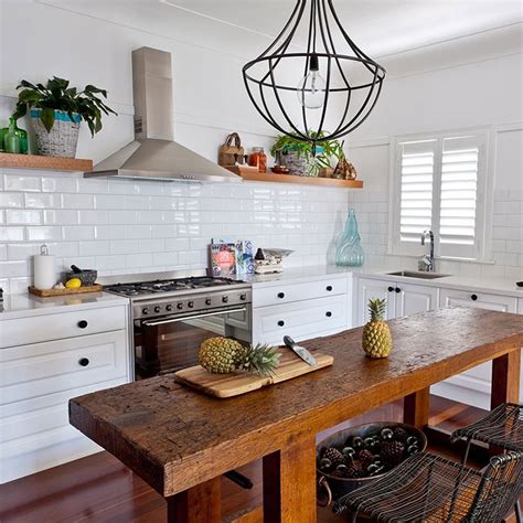 It will gain warm nuance on your kitchen. Enthralling Narrow Kitchen Island Of Table Small Ideas ...