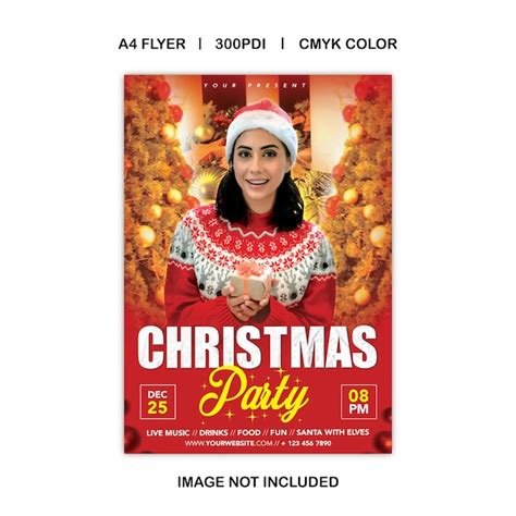 Staff Christmas Party Flyer Images Free Download On Freepik