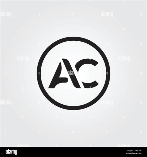 Initial Ac Letter Logo With Creative Modern Business Typography Vector