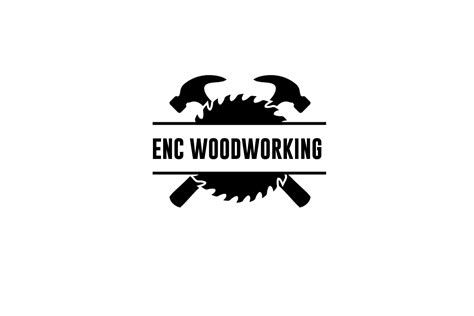 Bold Masculine Woodworking Logo Design For Enc Woodworking By