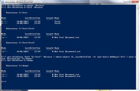 Powershell Script To Move Files And Folders Including Subfolders From