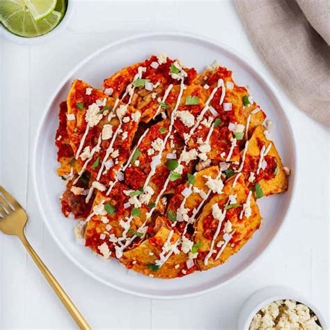 Make Red Chilaquiles Rojos Traditional Mexican Breakfast