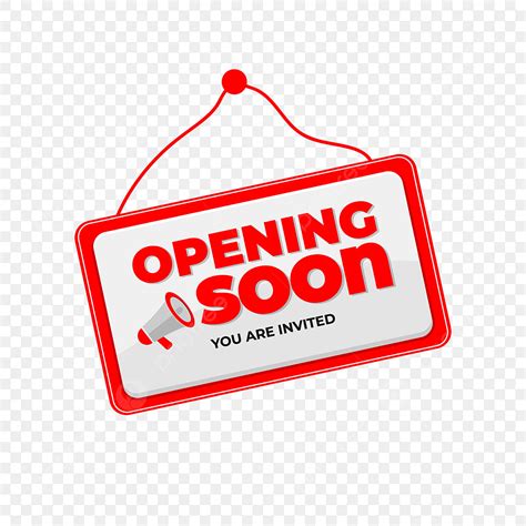 Opening Soon Banner Vector Hd Images Opening Soon Design With A Hanger