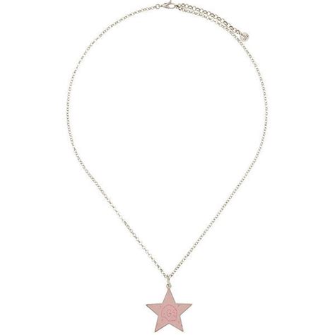 Gucci Guccighost Star Charm Necklace 260 Liked On Polyvore Featuring