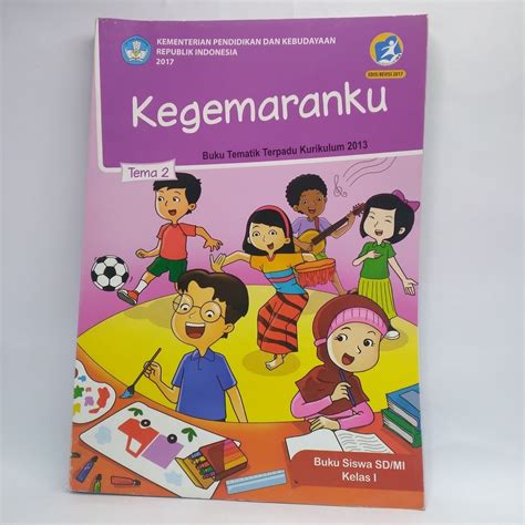 Jual Buku Tematik Terpadu Kurikulum 2013 Untuk Sdmi Kelas 1 Tema 2 Kegemaranku Shopee Indonesia