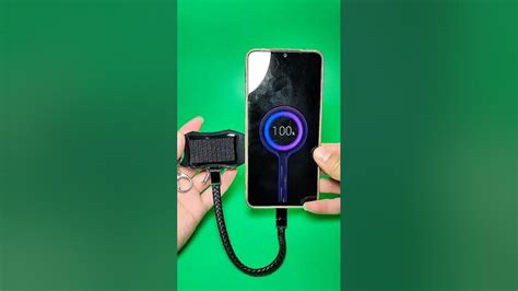 Mini Solar Keychain Power Bank Youtube