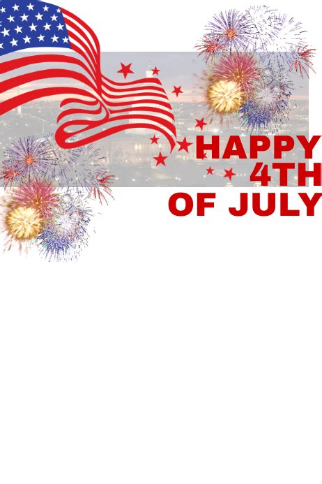 4th Of July Template Free Printable Templates