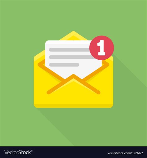 Concept Of Email Notification Icon Royalty Free Vector Image