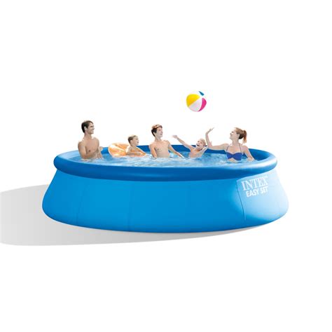 Intex Easy Set Swimming Pool 366 X 76 Cm With Filter Pump Blue Lupon
