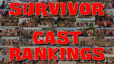 Survivor Cast Rankings Youtube